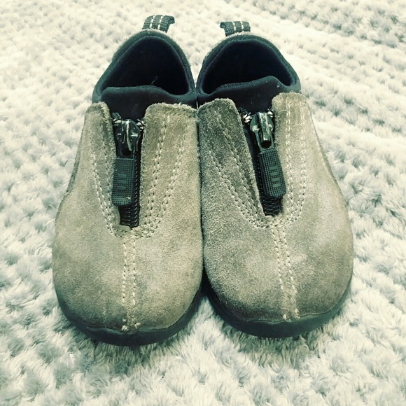 Lands'End dark grey suede sneakers - Picture 1 of 5